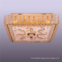 Hotel restaurant square ceiling pendant light crystal chandelier LT-58231